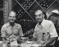 Stuntman David Sharp & Director William Witney at Hustoncon 1973
